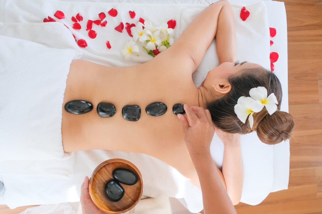 Current image: Hot Stone Massage